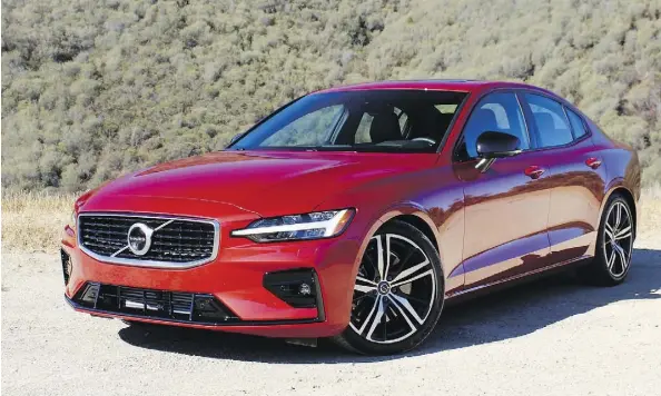  ?? PHOTOS: PETER BLEAKNEY/DRIVING ?? The new S60 is stylish both outside and in, carrying on the Volvo tradition with superlativ­e front seat comfort.