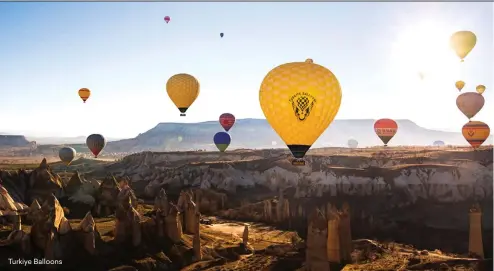  ??  ?? Turkiye Balloons