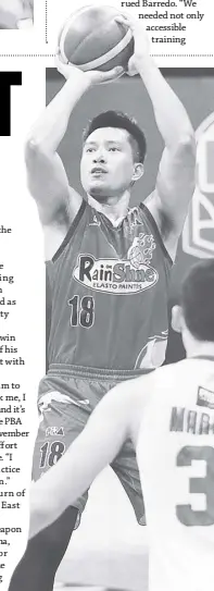  ??  ?? JAMES YAP hasn’t played since November last year.