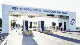 ??  ?? En el aeropuerto sanjuanino indicaron que están listos para funcionar ▲ en cuanto el Gobierno provincial lo defina.