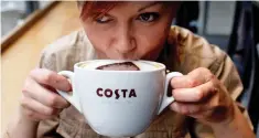  ??  ?? Daily grind: Coffee chain Costa has 2,400 UK outlets