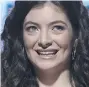  ??  ?? Lorde