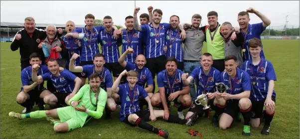  ??  ?? Wexford Volkswagen Cup winners, Gorey Rangers.