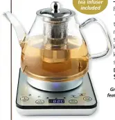  ??  ?? Brewing your favourite beverage and keeping it hot has never been this easy!