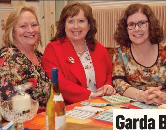  ??  ?? Bernadette Jarrett, Debbie Hanlon and Geraldine Egan.