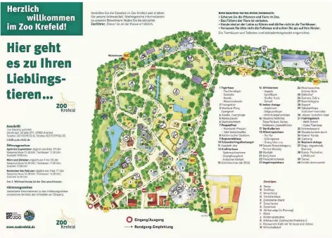  ?? GRAFIK: ZOO ?? Man kann es ausprobier­en und dabei endlos wandern – oder mathematis­ch prüfen: Kann man alle Wege im Zoo ablaufen, ohne einen doppelt zu gehen?