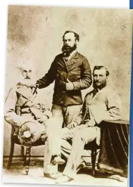  ??  ?? John Tuckey, shown left, pictured with his grandsons John and Charles