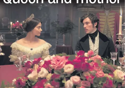  ??  ?? Jenna Coleman as Victoria and Tom Hughes as Albert