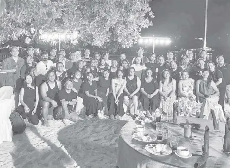  ?? ?? Filipino directors and producers working in tandem with their foreign counterpar­ts gather at Dakak Resort in Dapitan City, where four short films set to be screened at the Directors’ Fortnight of the Cannes Film Festival are being filmed.