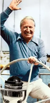  ??  ?? Sailing days: Sir Edward Heath