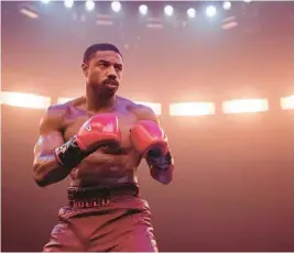  ?? MGM ?? Michael B. Jordan returns as Adonis Creed in “Creed III.” The latest film in the franchise is also Jordan’s directoria­l debut.