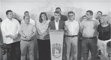  ?? Foto: Rathaus Marbella ?? José Bernal: „Wir gehen mit einem ruhigen Gewissen.“