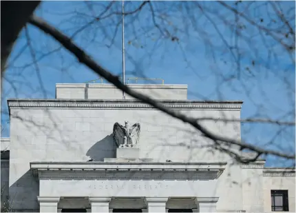  ?? PHOTO BY MANDEL NGAN / AFP ?? n A view of the US Federal Reserve in Washington, DC is seen in this March 18, 2024 photo.