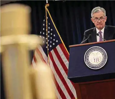  ?? Foto: AFP ?? Trotz all der Kritik blieb Jerome Powell auch bei der Fed-sitzung im Juni seiner Linie treu.