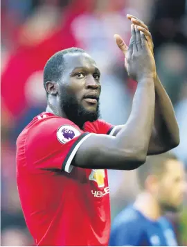  ?? Picture: Getty Images ?? GOAL-HAPPY. Romelu Lukaku has been at the forefront of Manchester United’s charge this season.