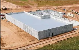  ?? TY GREENLEES / STAFF ?? Cresco Labs Ohio is in the final stages of constructi­on in Yellow Springs. It is building a 50,000-square-foot facility for the cultivatio­n and processing of medical marijuana after receiving a grow license from the State of Ohio in 2017. If the facility passes state inspection, it could be producing marijuana as early as October.