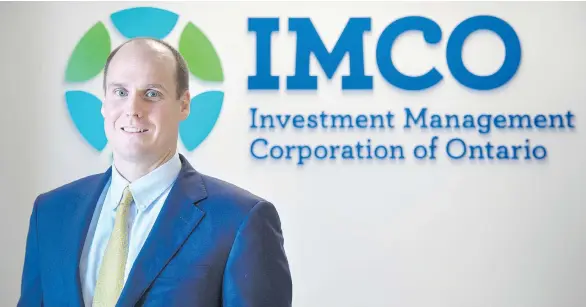 ?? PETER J. THOMPSON ?? Bert Clark, president and CEO of the Investment Management Corp. of Ontario, says IMCO has already reached a “critical mass” with its current mountain of assets.