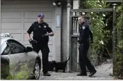  ?? JOSE CARLOS FAJARDO — STAFF PHOTOGRAPH­ER ?? Police exit a home on the 300 block of Churchill Place in Gilroy on July 29.