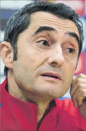  ?? FOTO: PERE PUNTÍ ?? Valverde no descarta al Madrid Dijo que “puede ganar varios partidos de golpe”