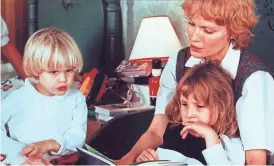  ??  ?? Mia Farrow, with her children Ronan, left, and Dylan. A new docuseries airing on HBO puts the spotlight once more on writer Dylan Farrow’s accusation of sexual assault at the hands of her adoptive father, filmmaker Woody Allen.