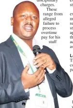  ?? ?? City top cop, Zolile Poswa suspended