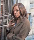  ??  ?? Viola Davis’ Annalise is thrown a curve on “Murder.” ABC