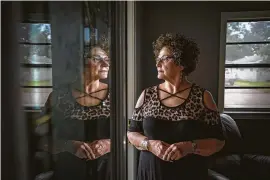  ?? Photos by Smiley N. Pool / Dallas Morning News ?? Peggy Bailey’s husband, James, died two months after management at his Port Arthur nursing home refused to evacuate as floodwater­s seeped into the building and the stench of urine and feces filled the air.