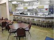  ?? ?? A lunch counter in the Springfiel­d Masonic Center on West High Street.