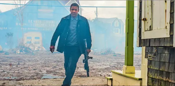  ?? GLEN WILSON/SONY, COLUMBIA PICTURES VIA AP ?? Denzel Washington returns with “The Equalizer 2.”