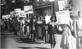  ??  ?? A civil rights protest shown in The Soul of America. Photograph: HBO