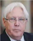  ??  ?? United Nations Special Envoy to Yemen Martin Griffiths