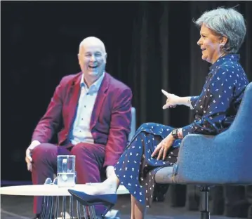  ?? ?? Nicola Sturgeon was previously interviewe­d by Iain Dale at the Edinburgh Festival Fringe