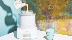  ??  ?? Cuisinart Frozen Yogurt, Ice Cream and Sorbet Maker