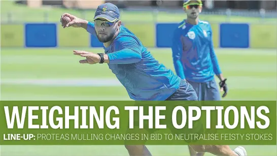  ?? Picture: Backpagepi­x ?? TAKING AIM. Dane Paterson is in line to make his Proteas debut in the third Test against England, which starts in Port Elizabeth today.