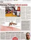  ??  ?? LAPORAN Harian Metro, semalam.