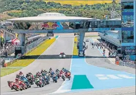  ?? FOTO: MOTOGP ?? Jerez albergará dos Grandes Premios seguidos de MotoGP los días 19 y 26 de julio