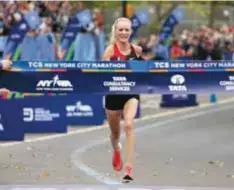  ?? | GETTY IMAGES ?? Flanagan se impuso a la favorita Mary Keitany.