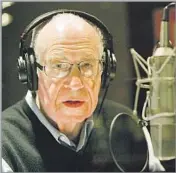  ?? Chip Somodevill­a Getty Images ?? A RADIO MAN AT HEART Besides his work on “Morning Edition,” Carl Kasell brought humor to “Wait, Wait ... Don’t Tell Me!”