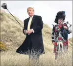  ??  ?? Donald Trump in Scotland in 2010