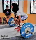  ??  ?? Sachini displayed her potential when she clinched first place in the Under-17 age group at the All-Island School Games last year.
Sachini Laksarani