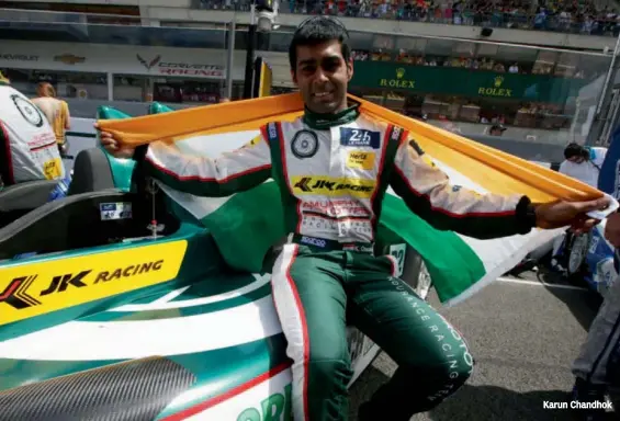  ??  ?? Karun Chandhok