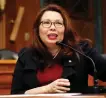  ?? ALEX BRANDON/AP ?? Tammy Duckworth, D-Ill., speaks to Goldman Sachs 10,000 Small Businesses Summit, on Capitol Hill, in Washington.