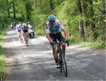  ??  ?? Los 3 mejores.El ganador de 2017 baja un escalón, Froome se lleva su primer Giro y López su primer podio.