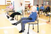  ?? CONTRIBUTE­D PHOTO ?? Seniors work to improve their balance and reduce their risk of falling.