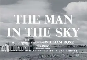  ??  ?? > The opening titles of the film showing Pendeford Airfield, Wolverhamp­ton