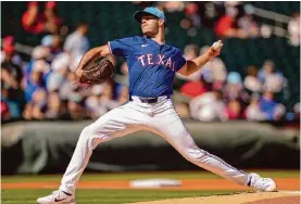  ?? Lindsey Wasson/associated Press ?? Rangers lefty Cody Bradford struggled in his eight starts last year and had more success out of the bullpen, including a strong postseason.