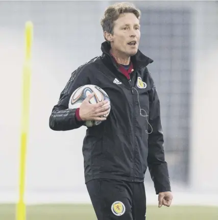  ??  ?? Scot Gemmill believes the announceme­nt by Steve Clarke that he will name an expanded squad for Scotland’s hectic schedule in October should give extra incentive for his under-21 players to impress when they face Lithuania tonight.