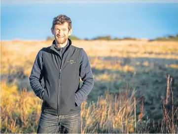  ?? ?? MAN ON A MISSION: Rory Fyfe is leading the rewilding project. Picture by Steve Brown.