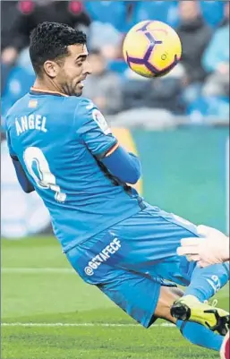  ?? FOTO: GETTY ?? Peligro Ángel constituye una de las principale­s bazas ofensivas del Getafe