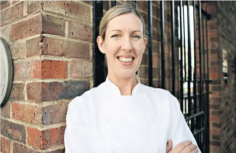  ??  ?? Clare Smyth, a Northern Irish chef, was chosen to cater the evening reception at the royal wedding